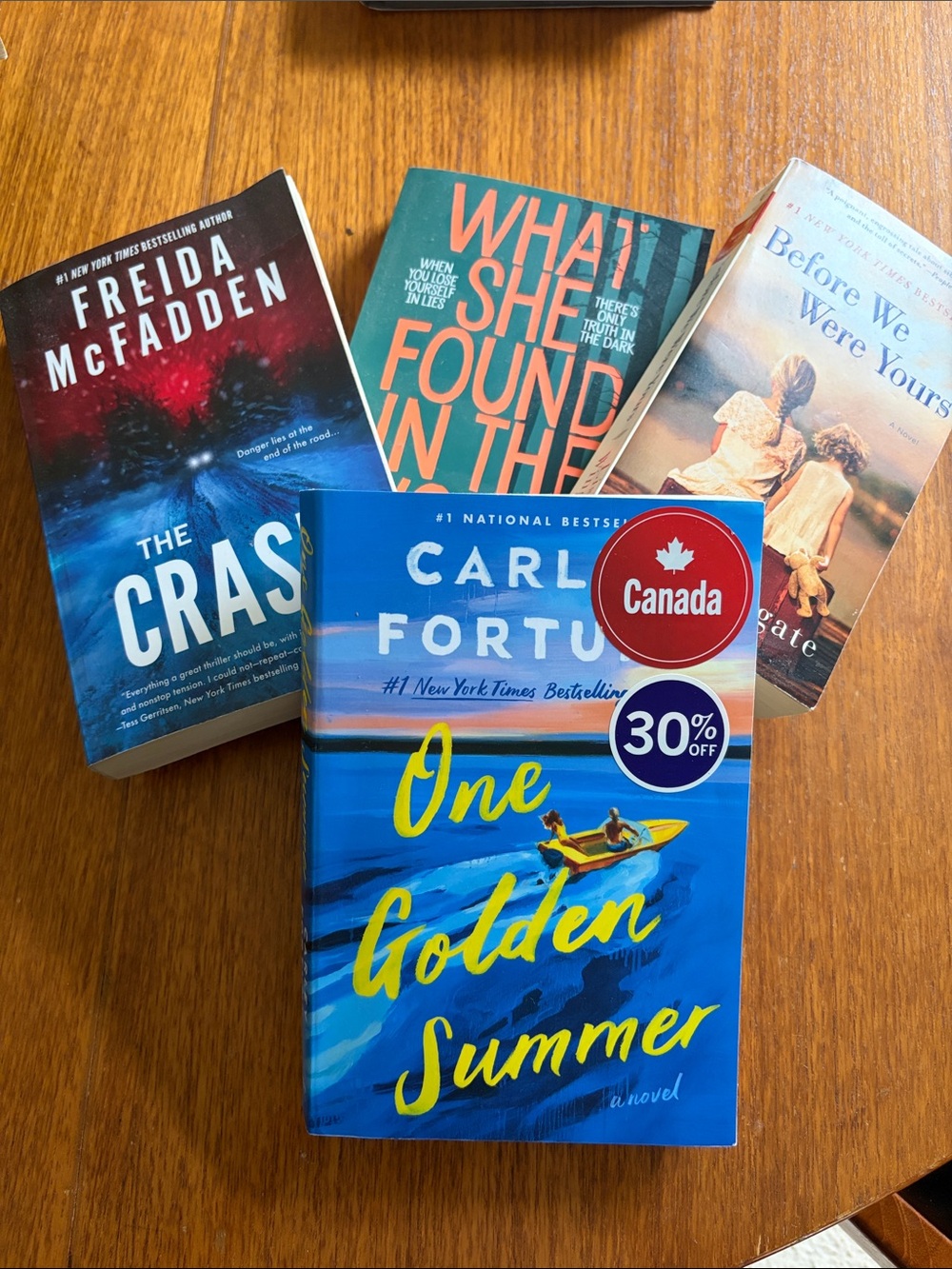 One Golden Summer by Carley Fortune - Bright Blue Paperback